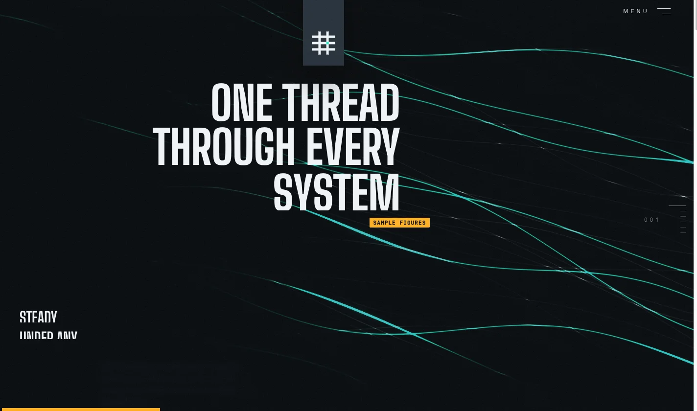 Home page of the Weft Systems site.
